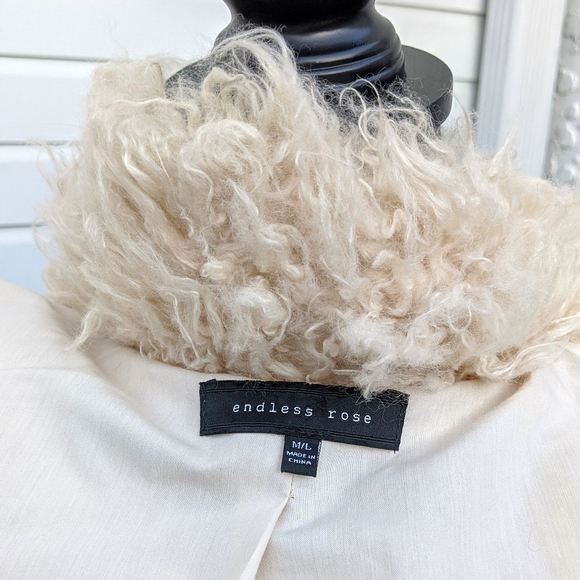 SOLD Endless Rose Vegan Fur Jacket - Picture 7 of 8